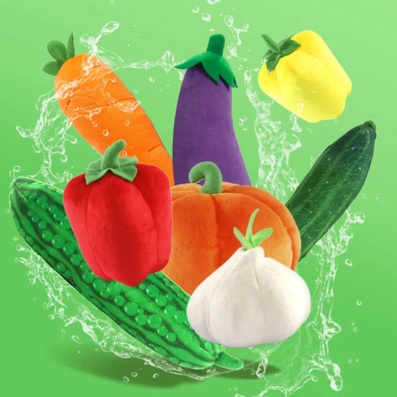 Eggplant Plushie Stuffed Vegetable Toy