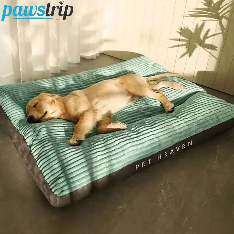 Corduroy Plush Dog Mattress Pad