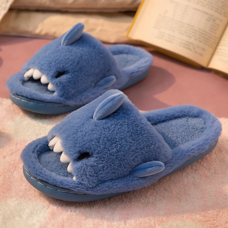 Shark Plush Slippers