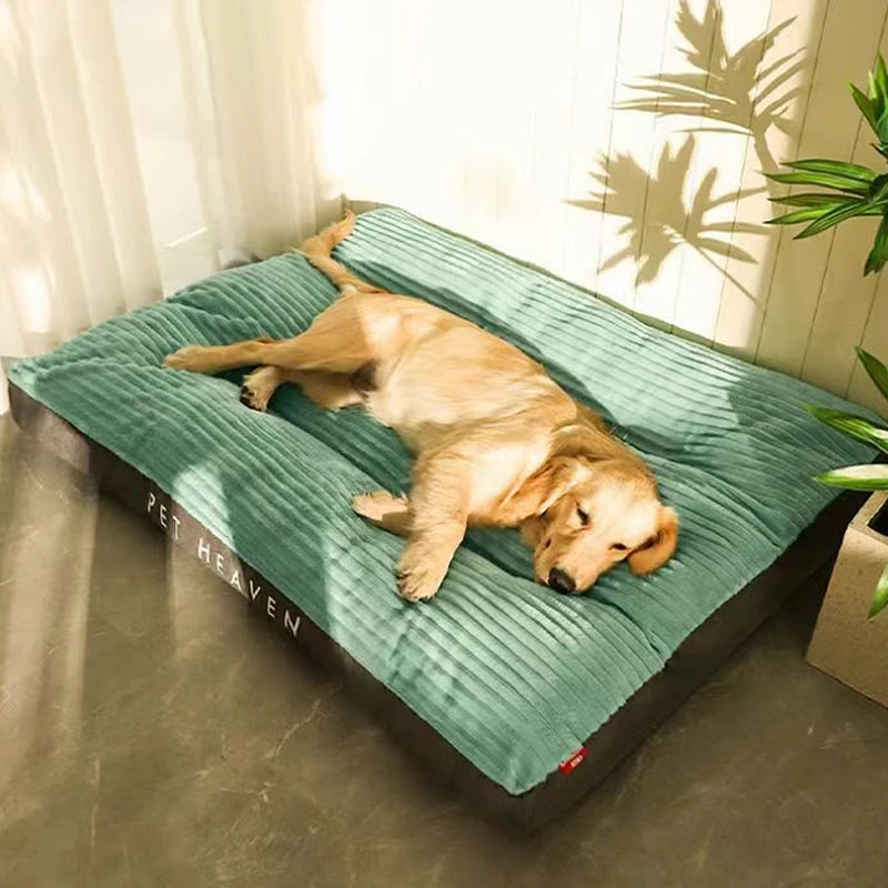 Corduroy Plush Dog Mattress Pad