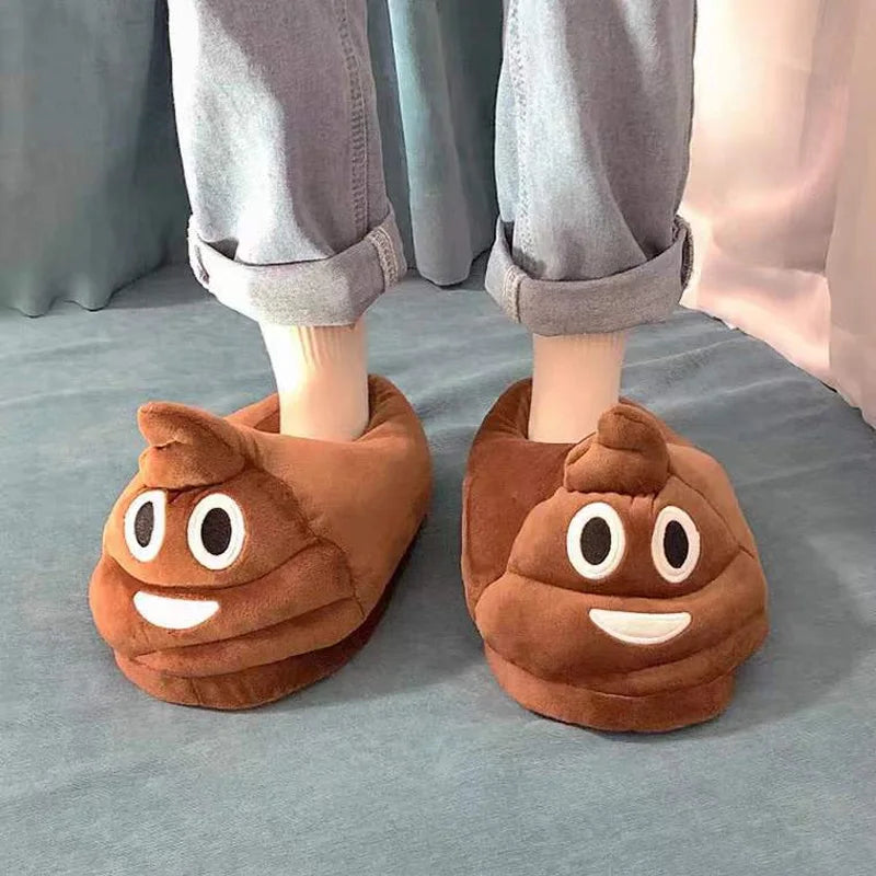 Poop Plush Slippers