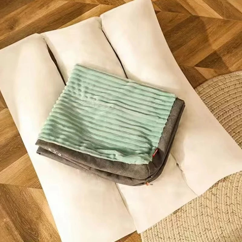 Corduroy Plush Dog Mattress Pad