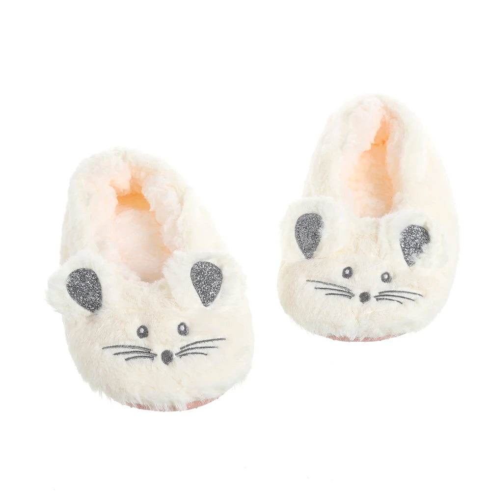 Mouse Plush Slippers