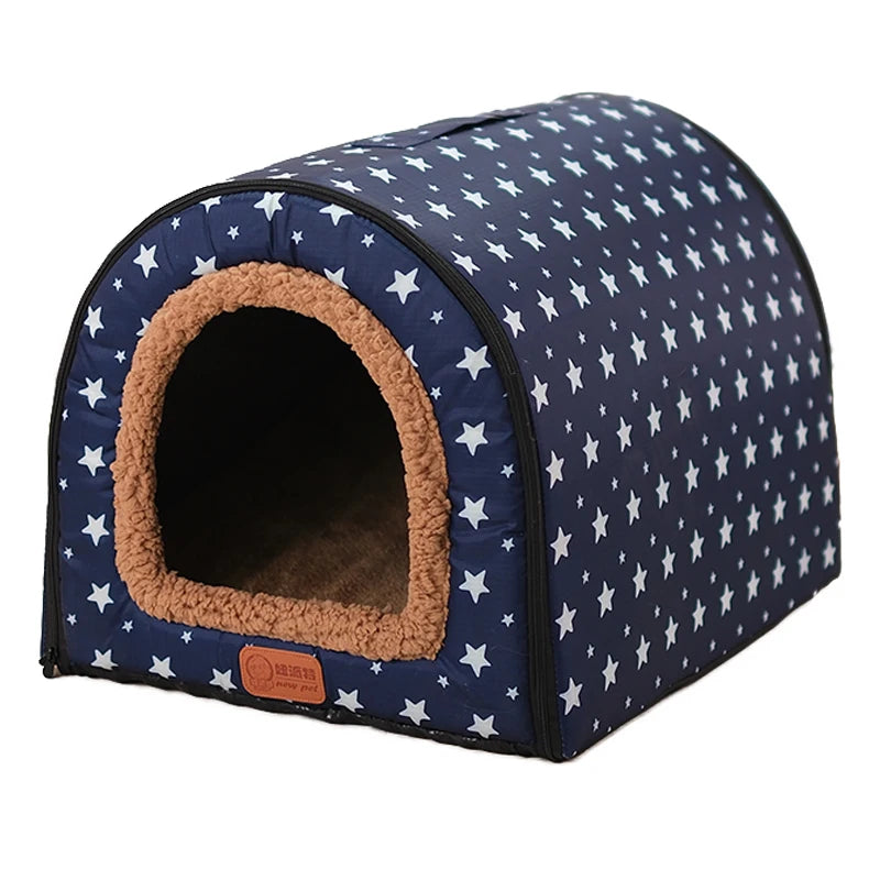 Tribute Dual-Orientation Plush Dog House