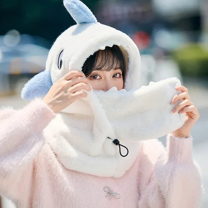 Shark Plush Winter Hat