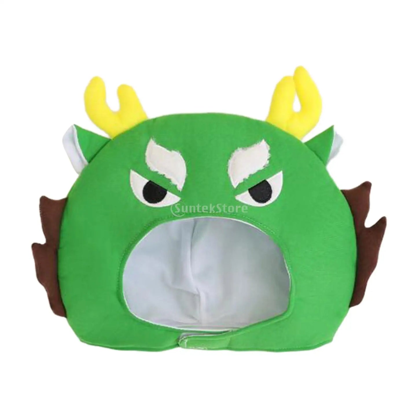 Green Monster Plush Costume Hat