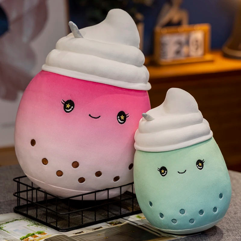 Ice Cream Bubble Tea Boba Milk Plushies