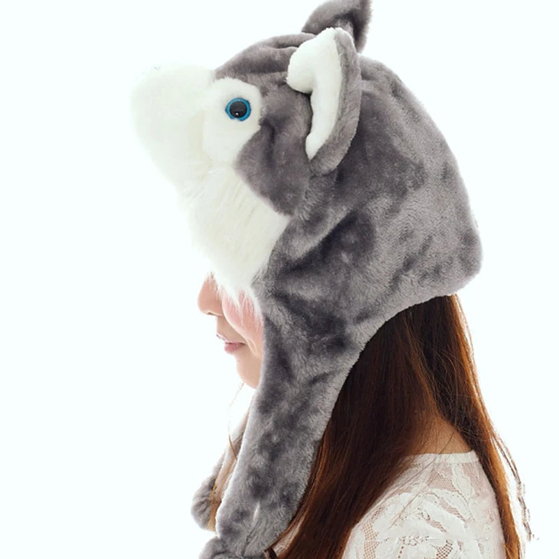 Wolf Plush Winter Hat