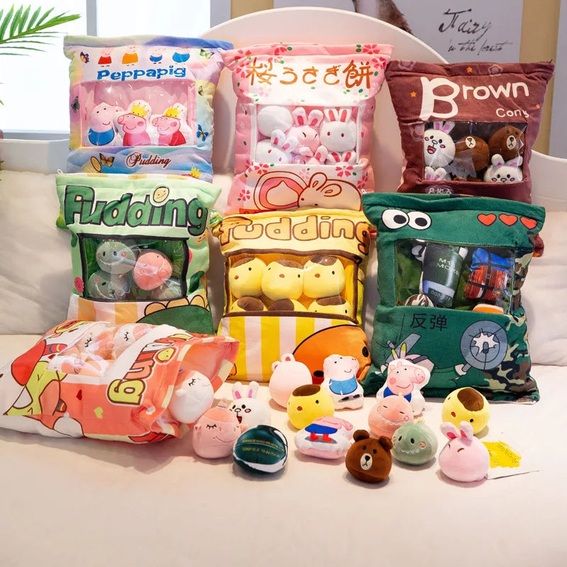 Bag of Bunny Plushie Rabbit Stuffed Animals