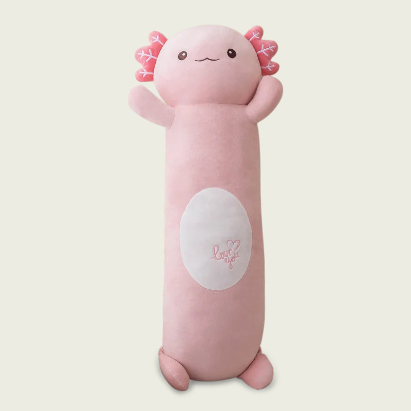 Axolotl Body Pillow Plushie Long Stuffed Animal