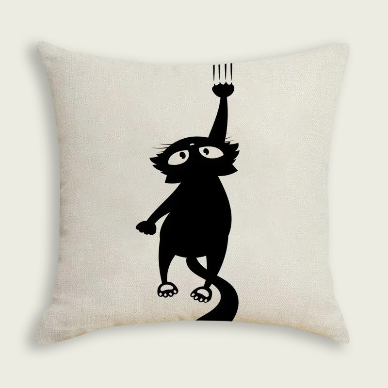 One Paw Cat Scratch Plush Pillow Case