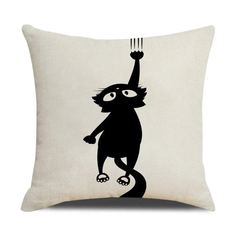 One Paw Cat Scratch Plush Pillow Case