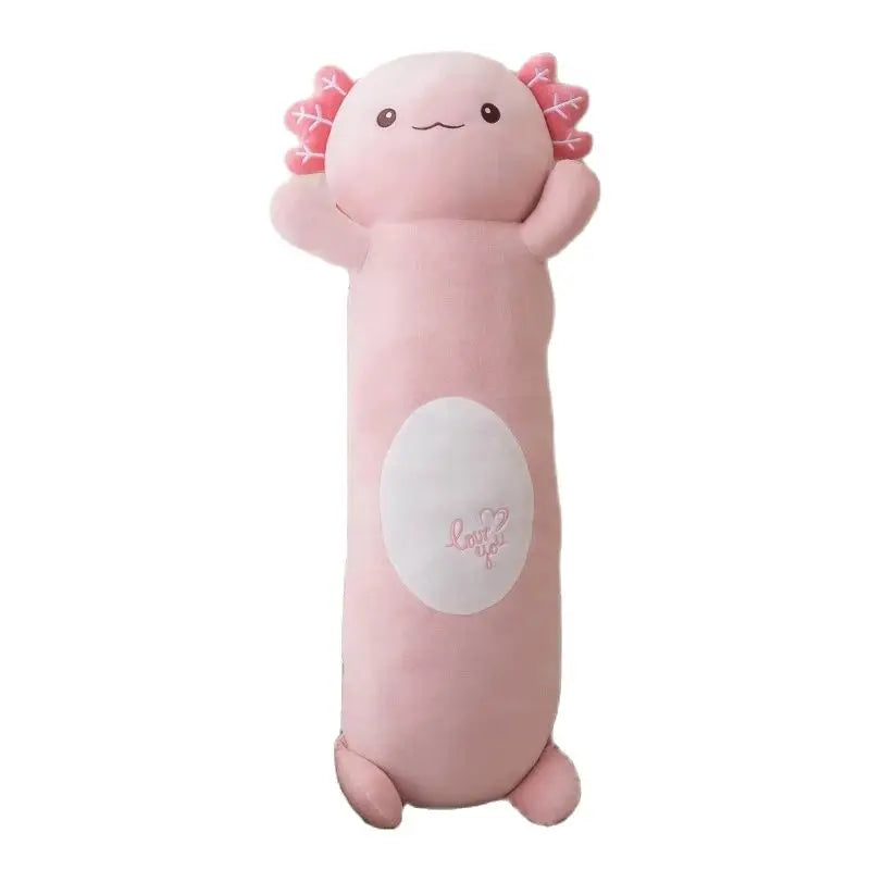 Axolotl Body Pillow Plushie Long Stuffed Animal