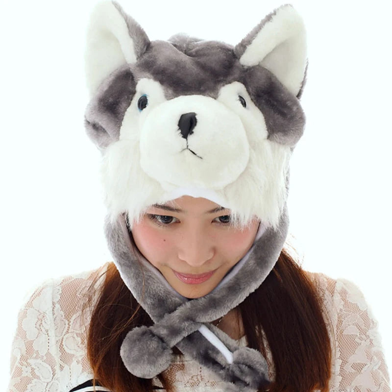 Wolf Plush Winter Hat