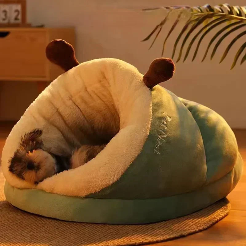 Nature-Cocoon Plush Dog Nest