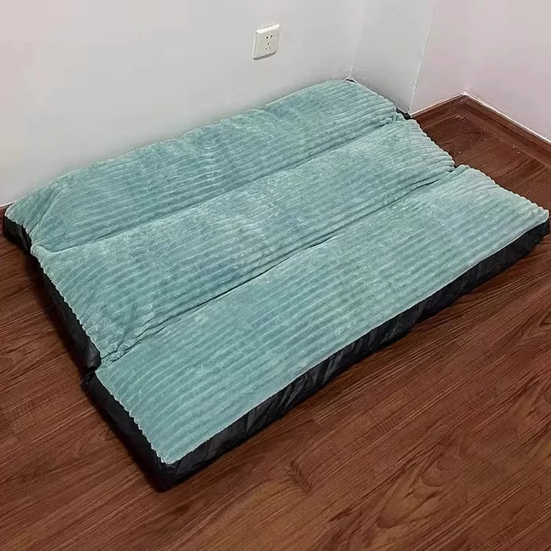 Corduroy Plush Dog Mattress Pad