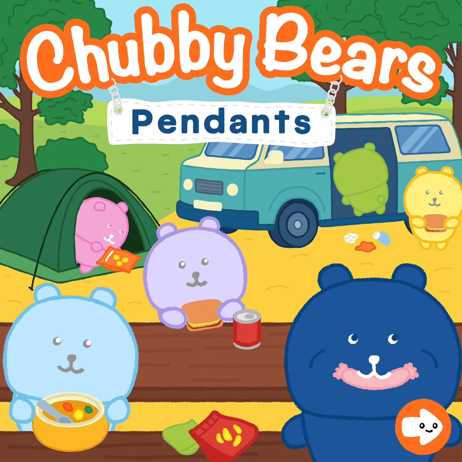 Chubby Bear Pendants