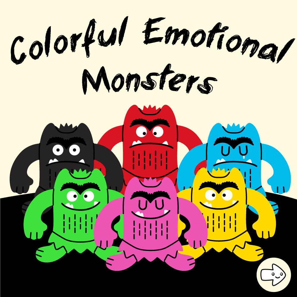 Colorful Emotional Monsters