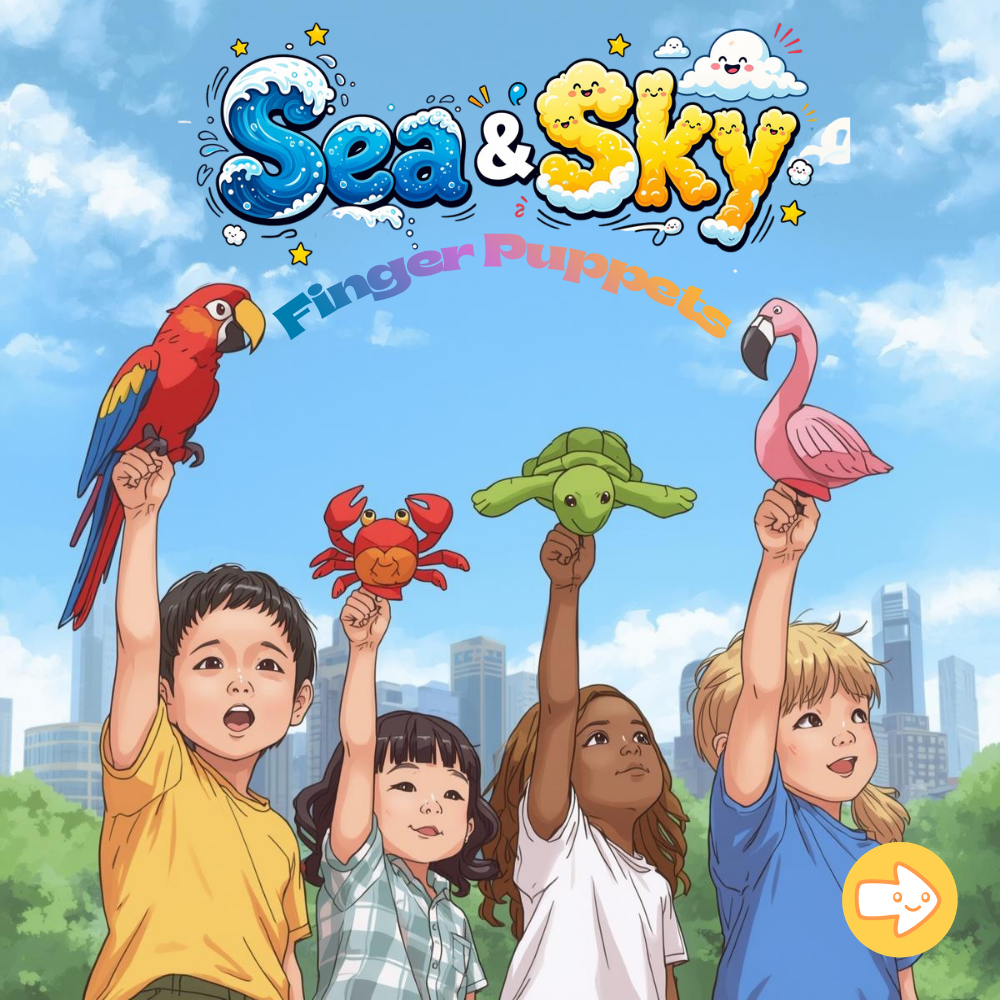 Sea & Sky Finger Puppets