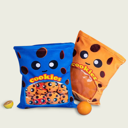 Bag of Chocolate Chip Cookie Stuffed Dessert Plushes