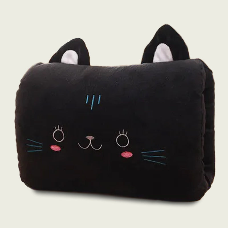 Black Cat Toasty Paws