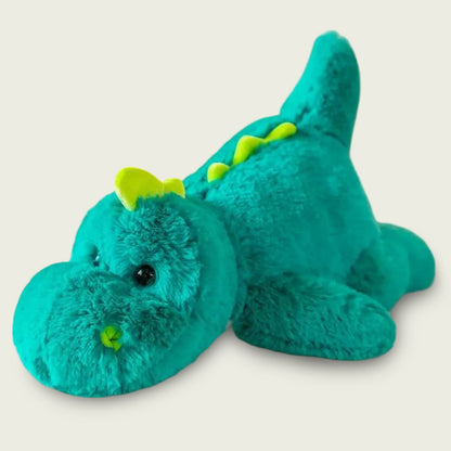 Weighted Teal Stegosaurus Dinosaur Stuffed Animal Plush Toy