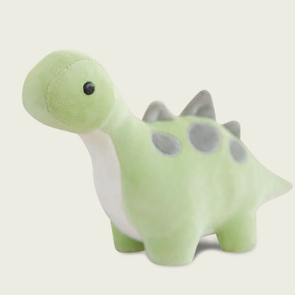 Olive Green Baby Brontosaurus Stuffed Animal Plushie