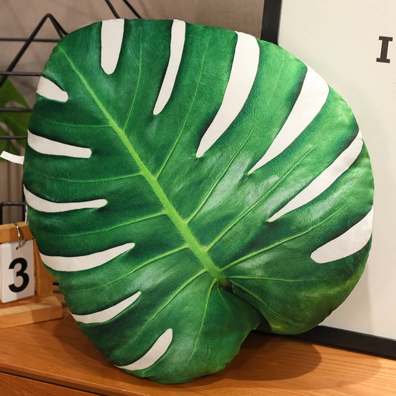 Monstera Leaf Foliage Fluffy – Plushies Store
