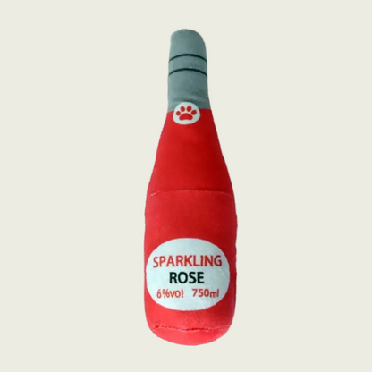 Sparkling Rose Dog Plushie Squeaker Toy