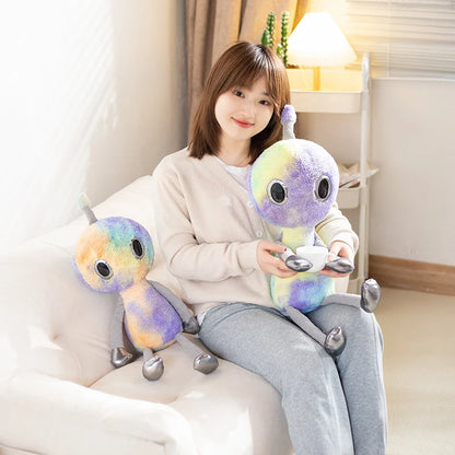 Purple-Pastel Alien Plushie Doll