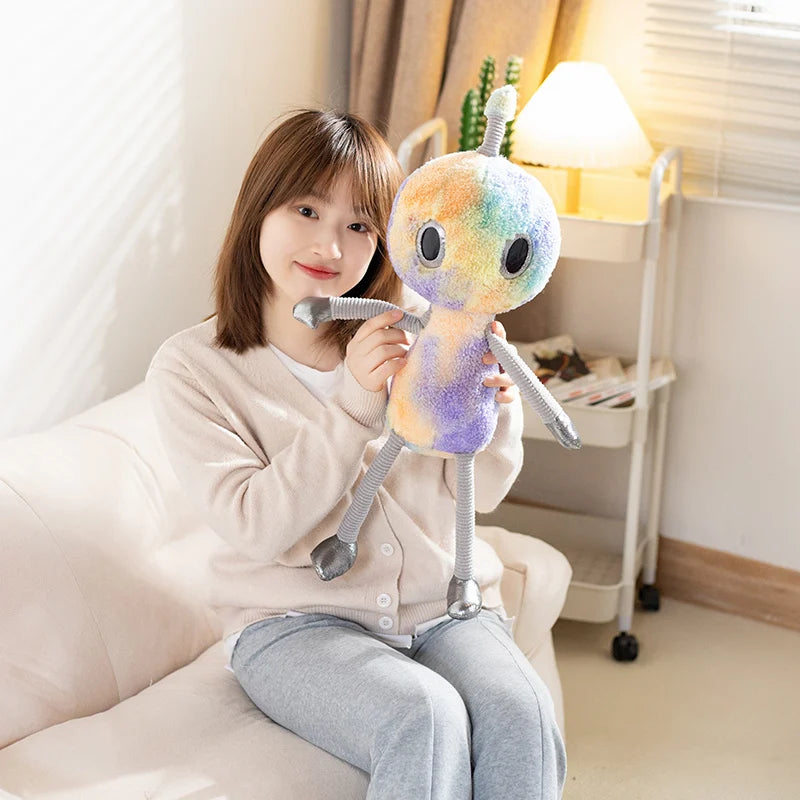 Purple-Pastel Alien Plushie Doll