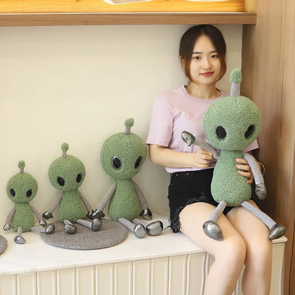 Green Alien Plushie Doll