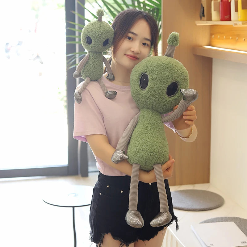 Green Alien Plushie Doll