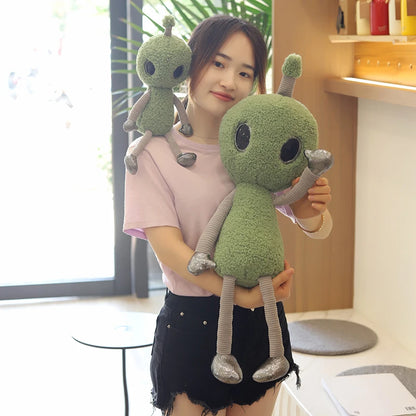 Green Alien Plushie Doll