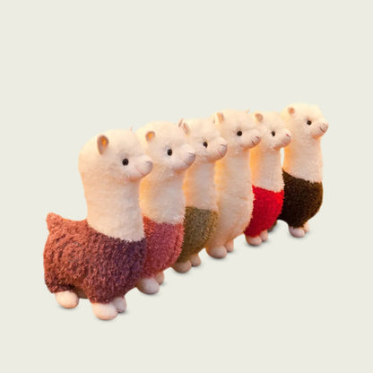 Baby Alpaca Camelid in Colored Jumper 9.8" Plushie