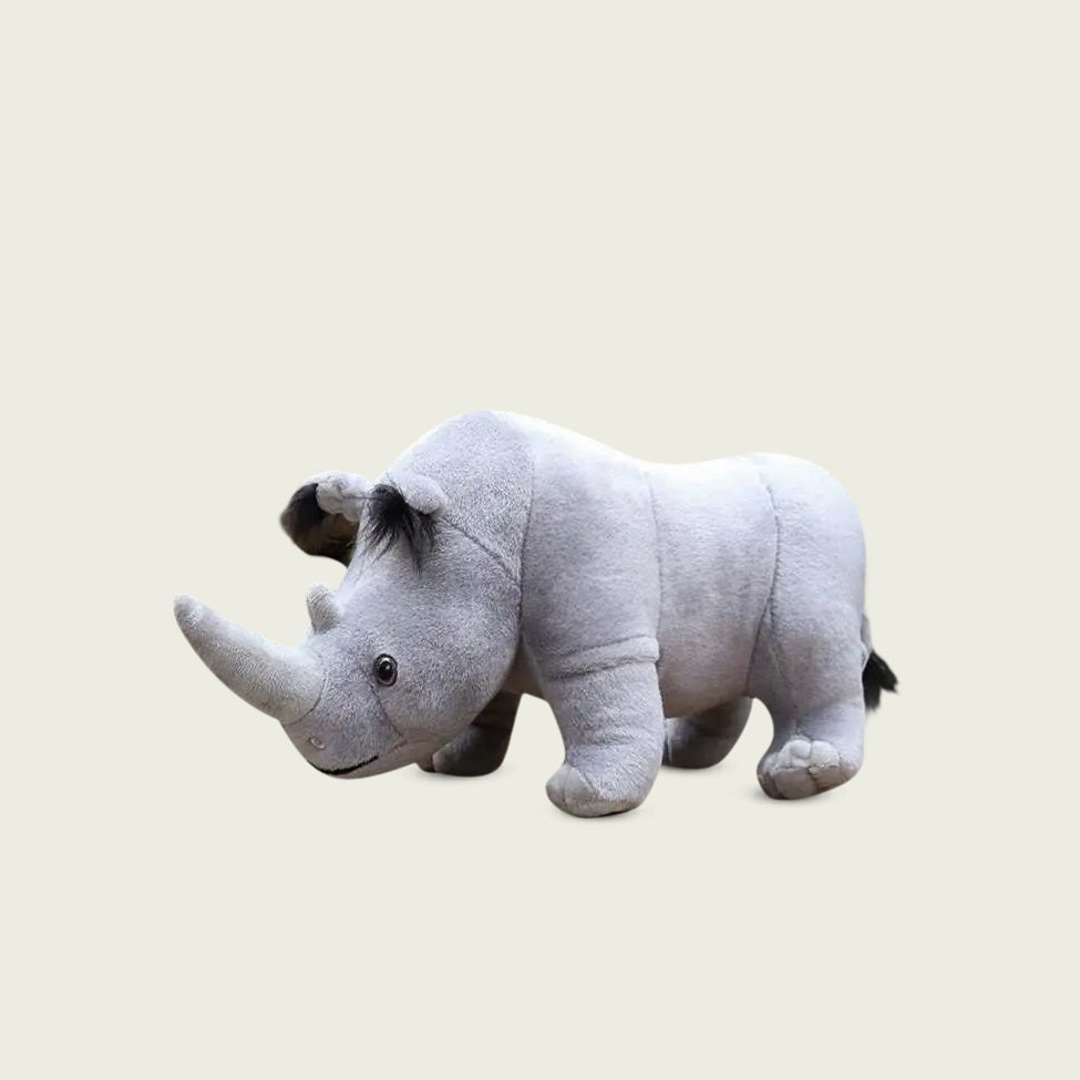 Rhinoceros Plushie Stuffed Animal Rhino 13.7" Plush Toy