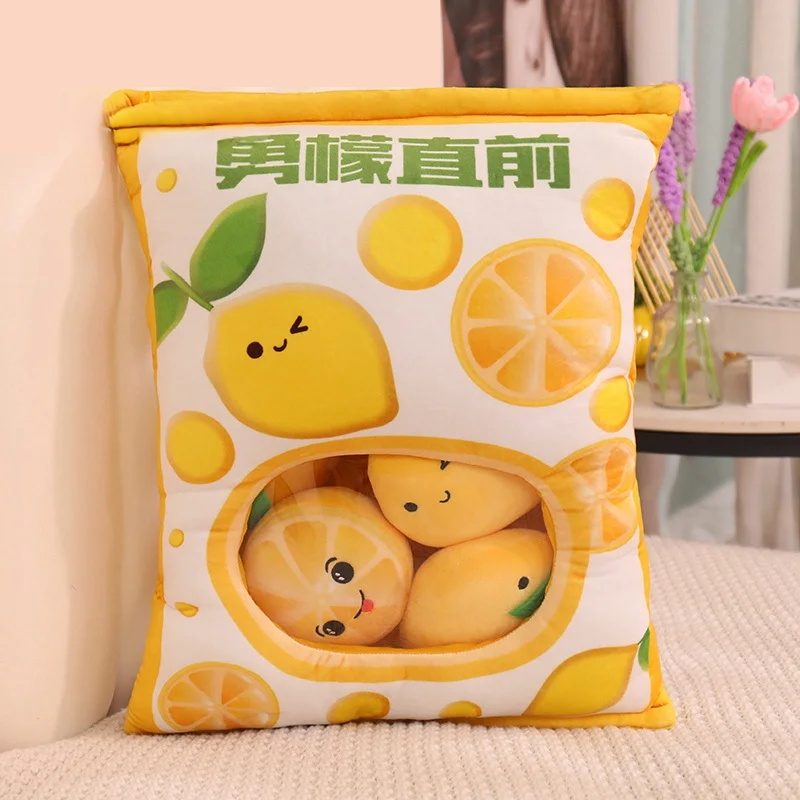 Bag of Baby Lemon Stuffed Toy Plushes