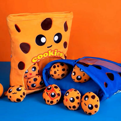 Bag of Chocolate Chip Cookie Stuffed Dessert Plushes