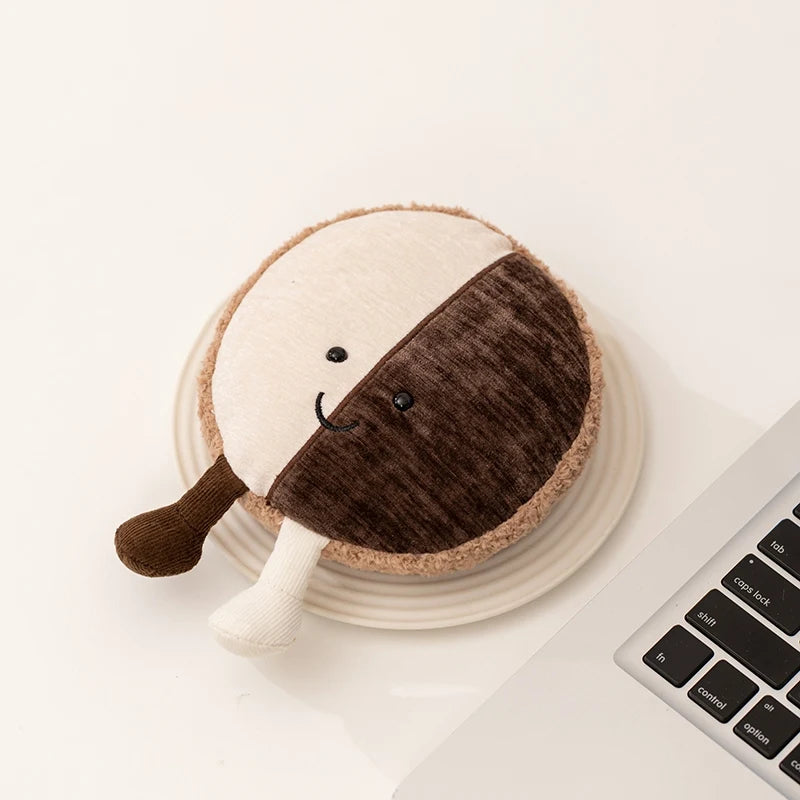 Black & White Cookie Plushie