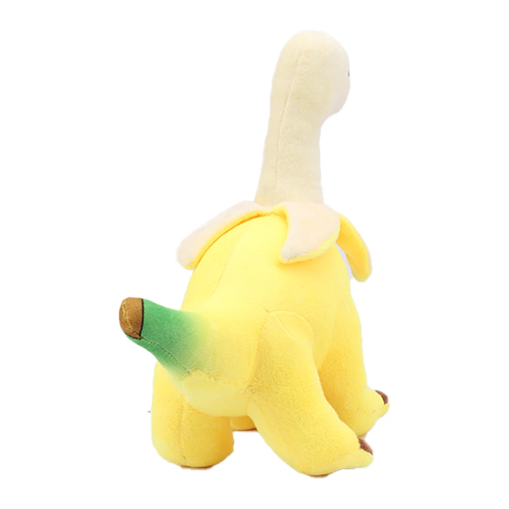 Brontosaurus in a Peeled Banana Costume Plushie