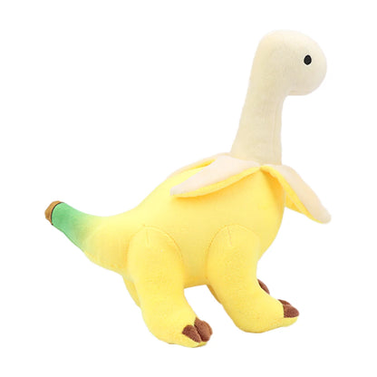 Brontosaurus in a Peeled Banana Costume Plushie