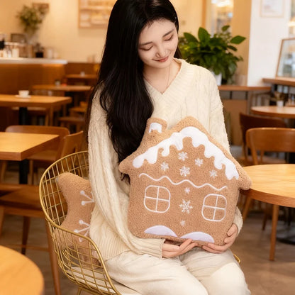 Gingerbread House Chestnut Brown Plush