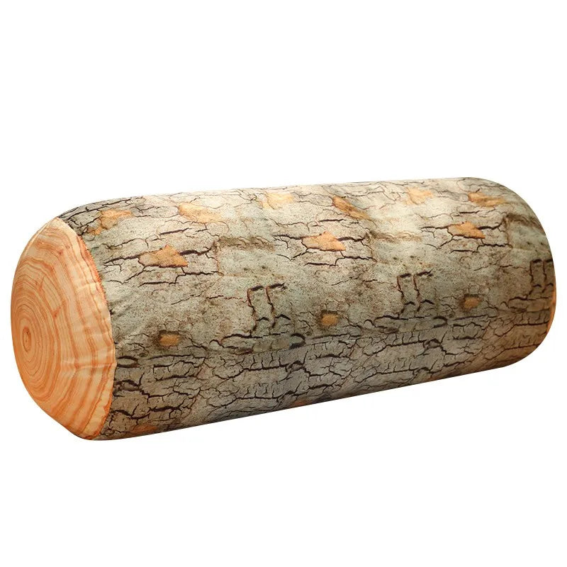 Red Maple Tree Wooden Log Plush