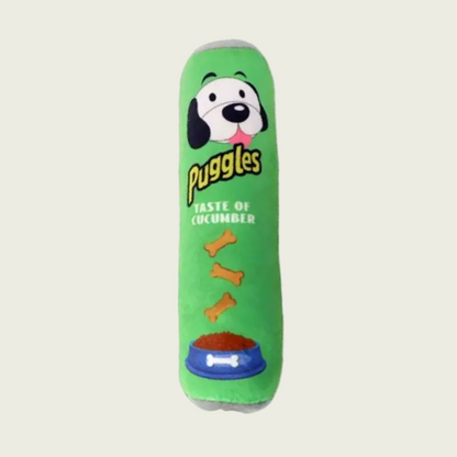 Sour Cream and Onion Chips Dog Squeaker Toy Plush