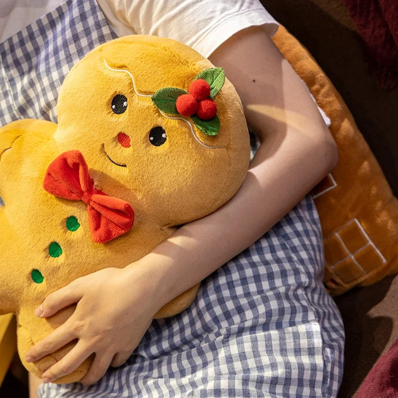 Dapper Gingerbread Man Plushie Decoration