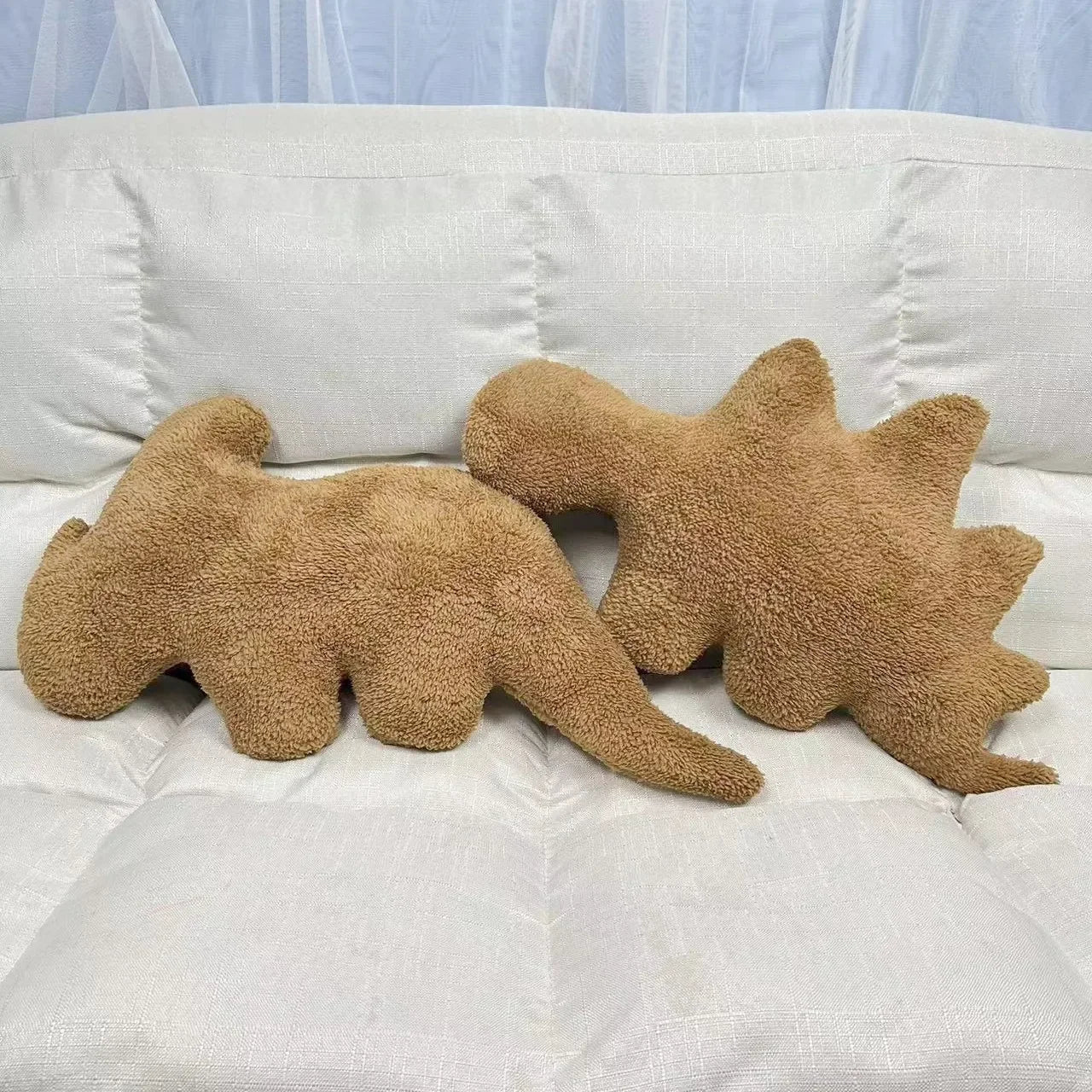 Stegosaurus Dinosaur Chicken Nugget Plush