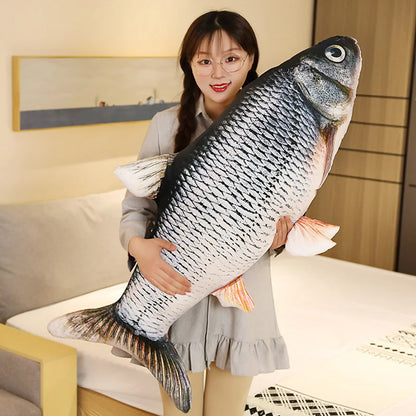 Silver Carp Body Pillow