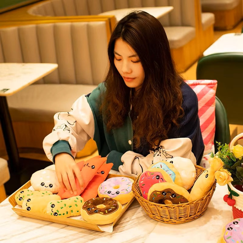 Bag of Rice Cracker Stuffed Snack Plushes