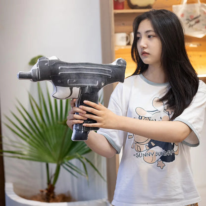 Fake Uzi Pistol Printed Plush Toy