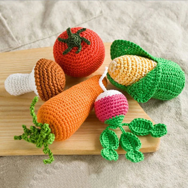 Plush Wool-Knit Tomato